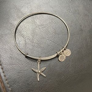 Alex & Ani Silver Starfish bangle